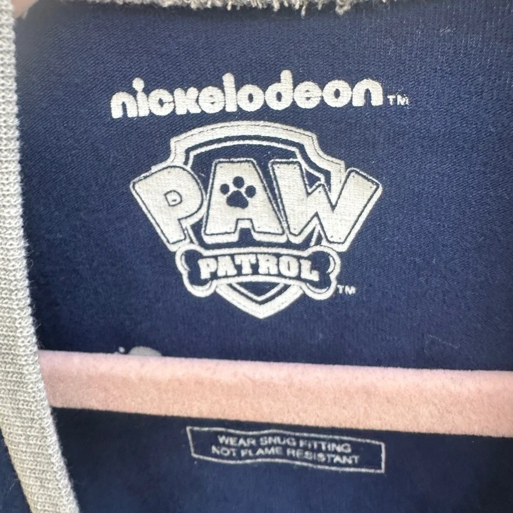 NWOT Nickelodeon Girls Paw Patrol Pups Rule Skye Marshall Navy Pajama Top Shirt